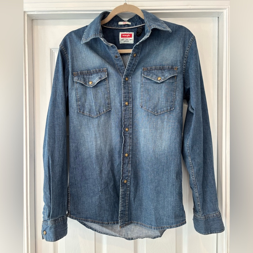Wrangler Denim Button-Up Shirt
